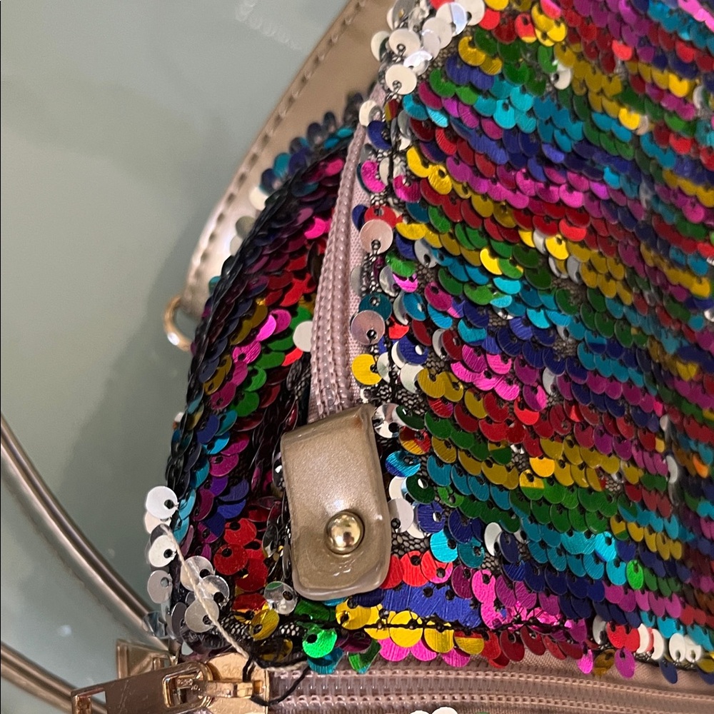 Colorful Sequin Backpack - Picture 10 of 14